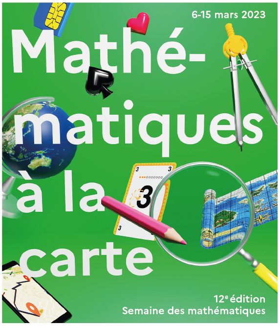 affiche semaine des mathématiques 2023