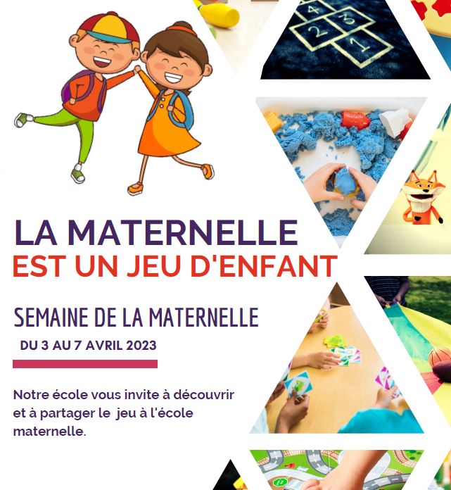 semaine de la maternelle 2023