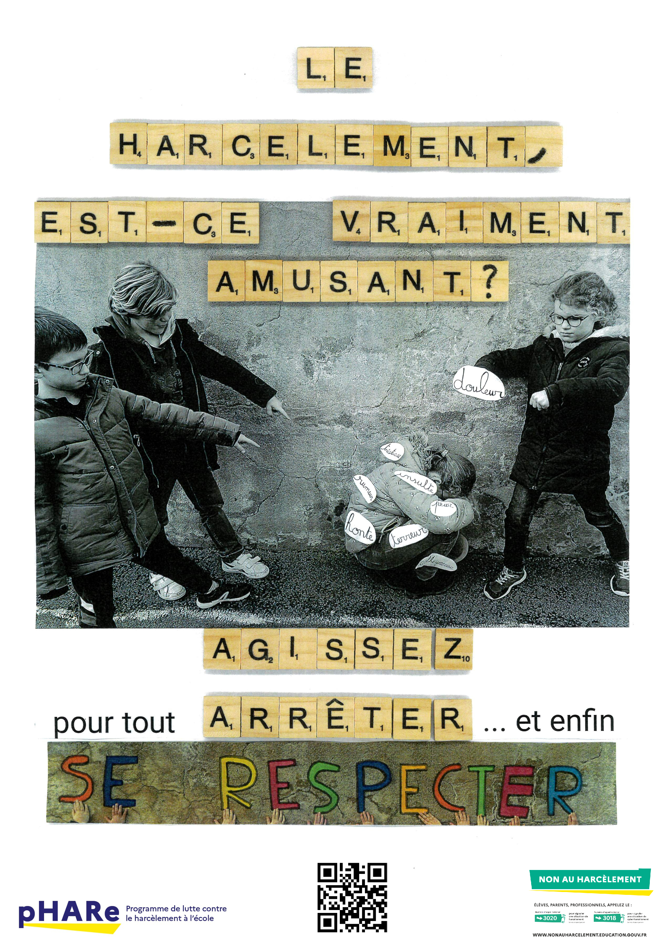 Affiche de lécole Mariette Gauthier pour le prix NAH 2023