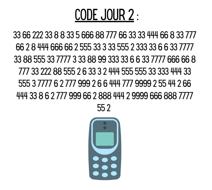 semaine des mathématiques 2023 codes