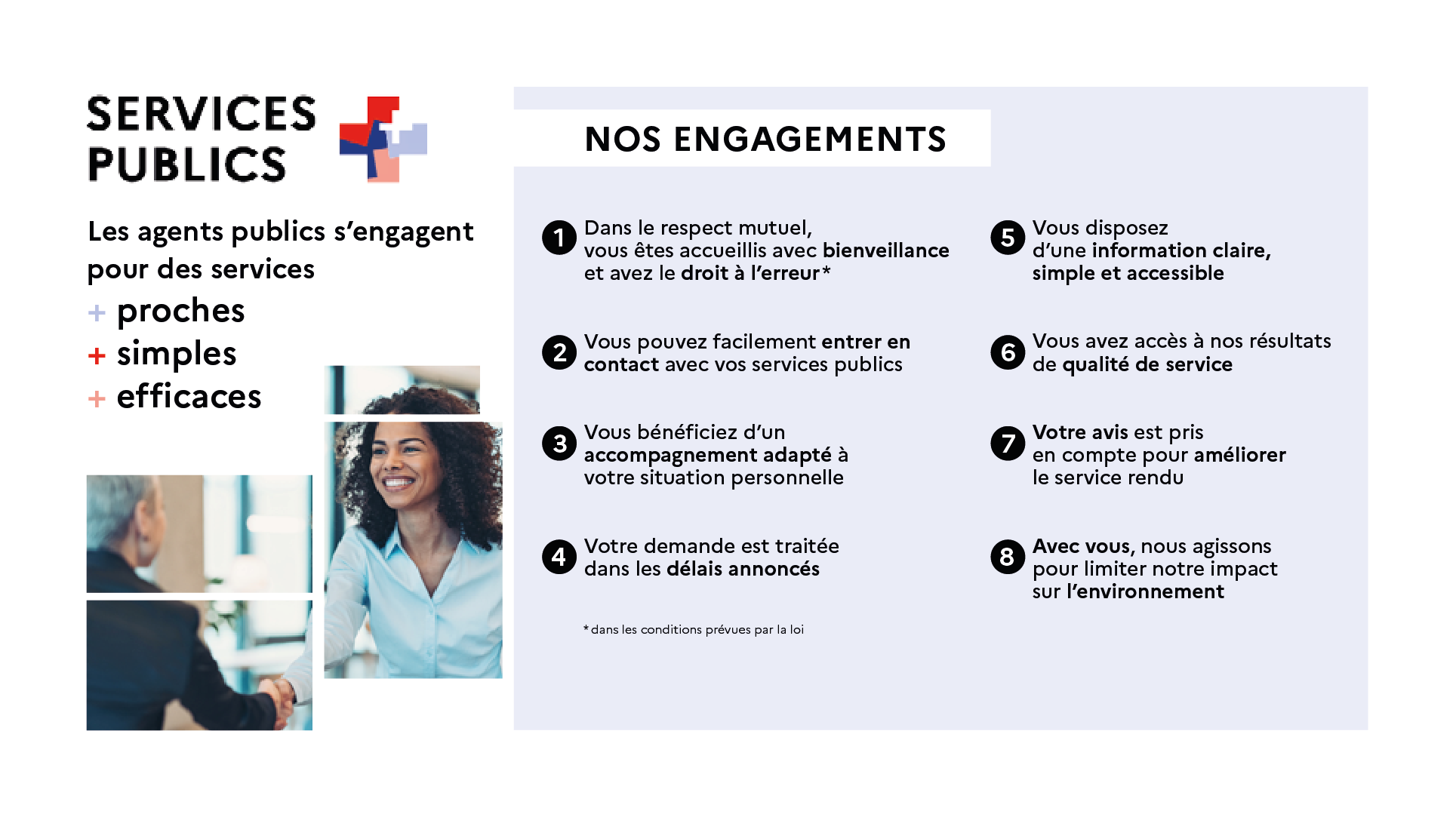 Affiche engagements SP+