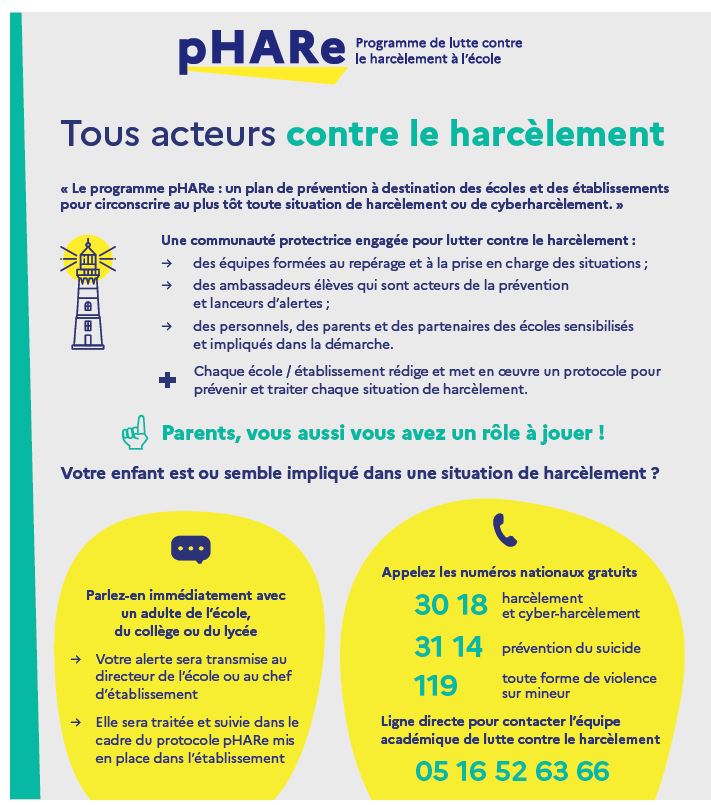 Flyer Phare parents