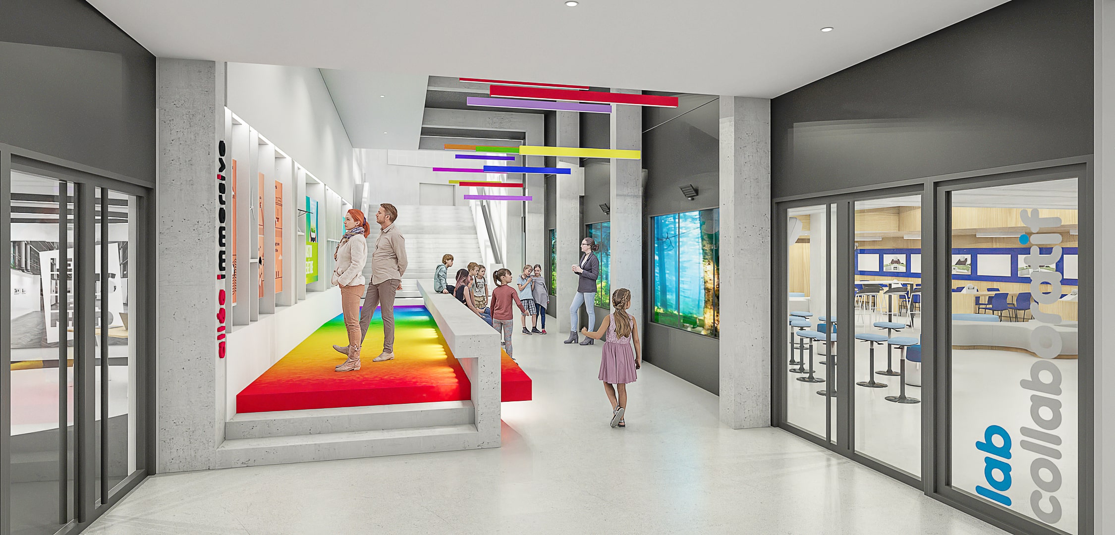 Campus numeria allée immersive