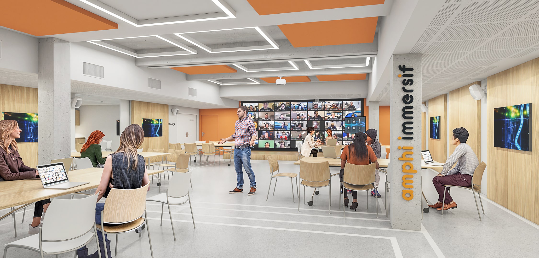 Campus numeria Amphi immersif