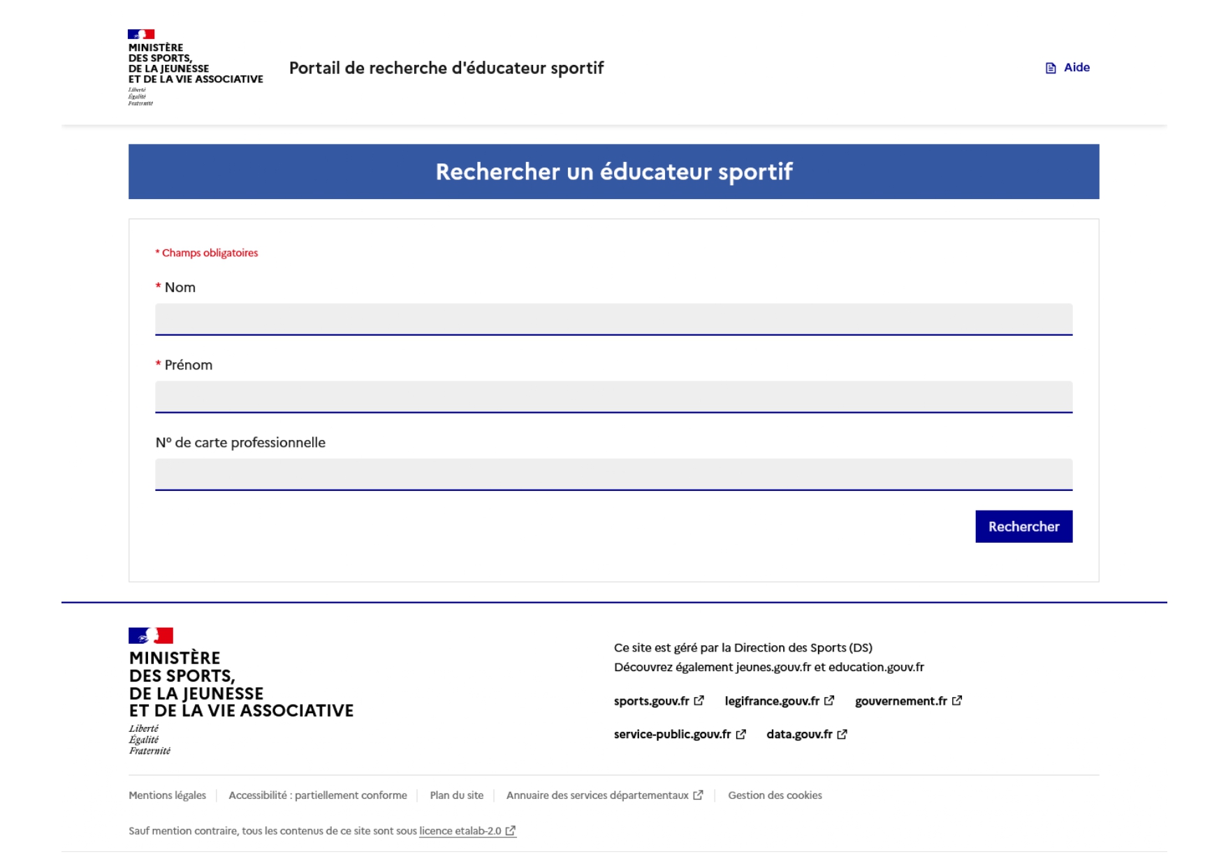 EME page d'accueil