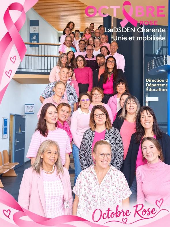 octobre rose DSDEN 16 2026