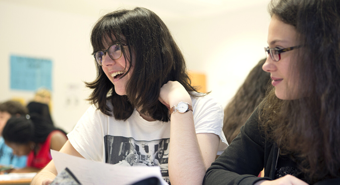 Elèves travaillant en classe