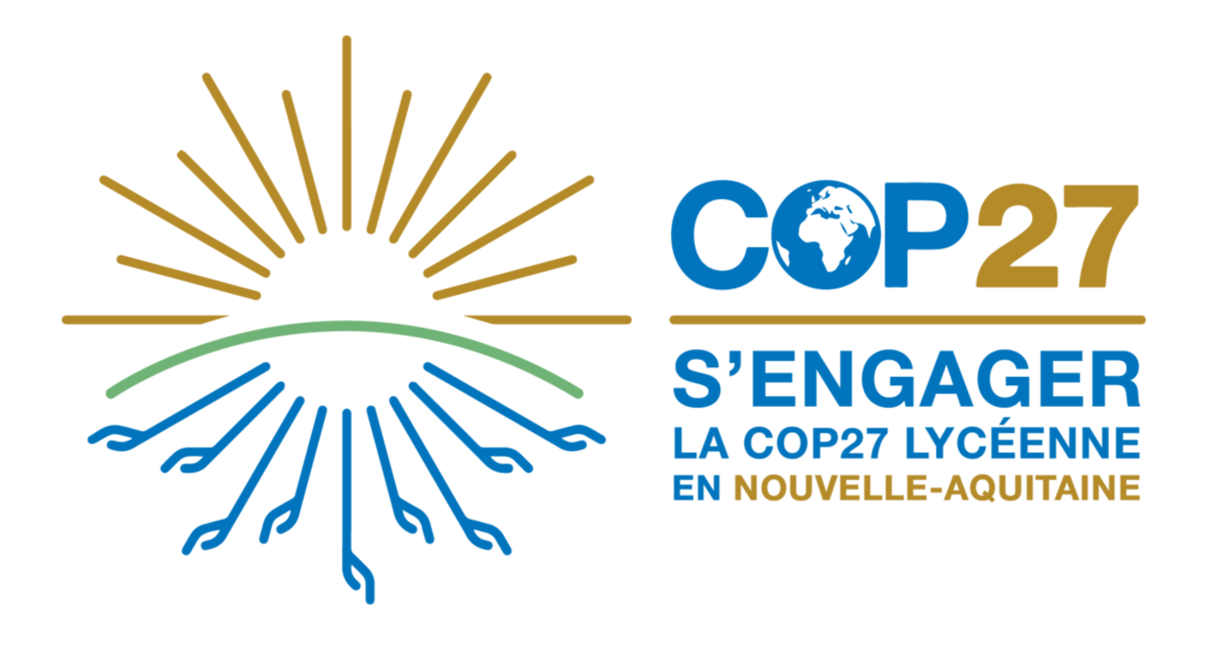 Logo COP27 en Nouvelle Aquitaine