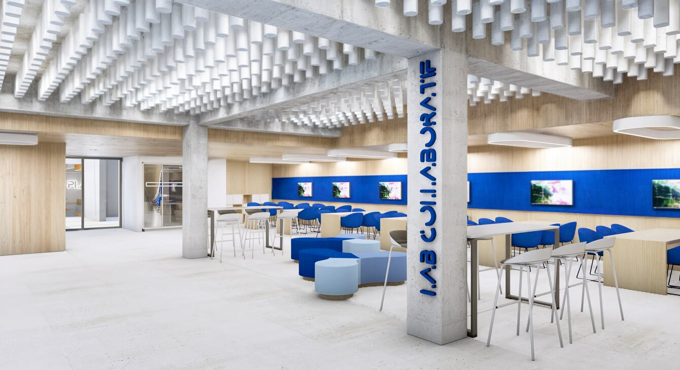 Vue d'architecte du campus numéria