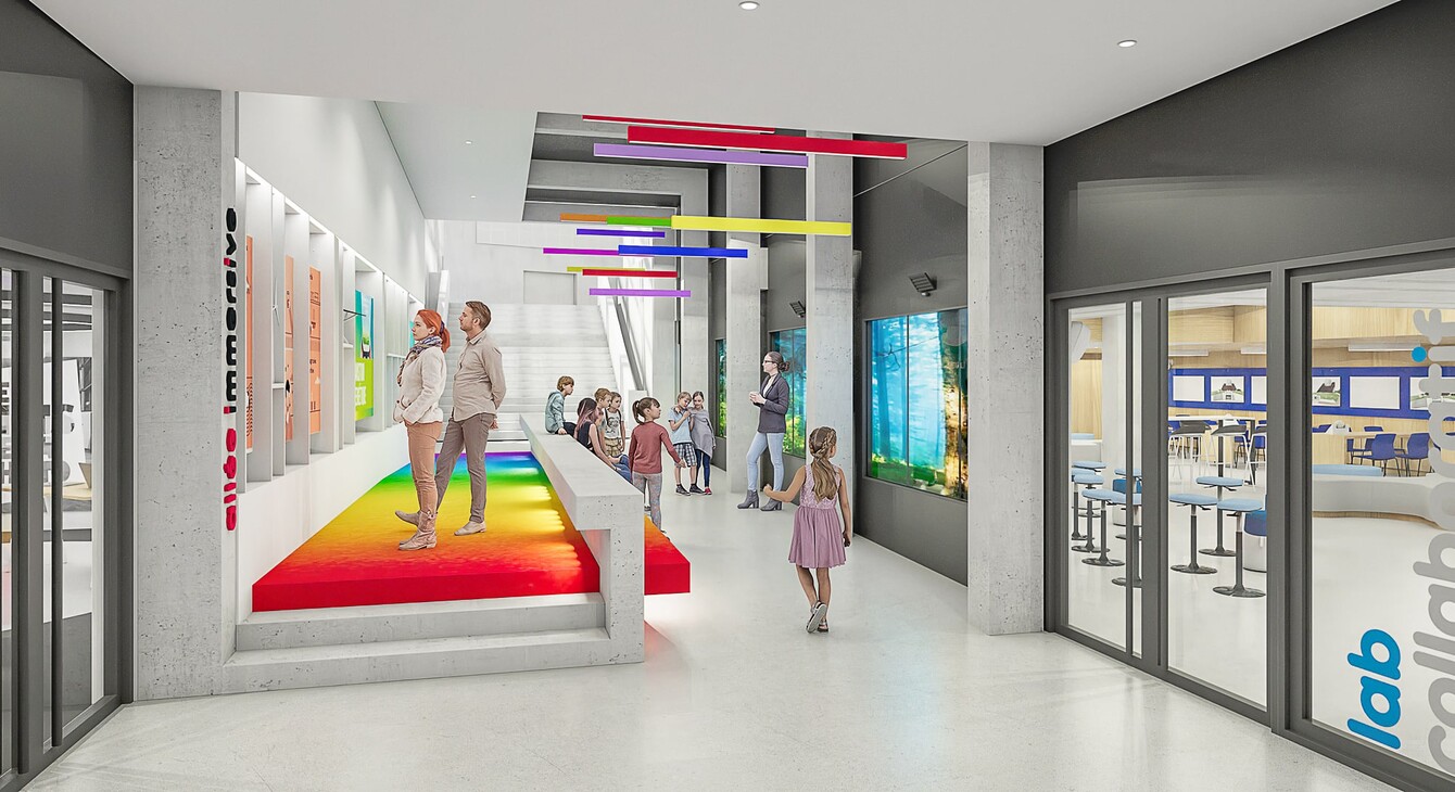 Campus numeria allée immersive