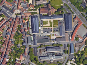 Vue aérienne du rectorat de Poitiers