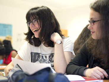 Elèves travaillant en classe