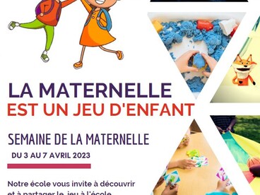 semaine de la maternelle 2023